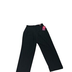 212 collection pants Black Black Tie Dressy Pants 18W AVG Elastic Waist Pockets